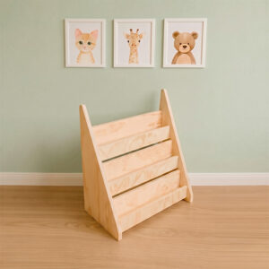 Librero Infantil de Madera Montessori - Muebles para Niños