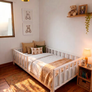 Cama Montessori Corral Blanca - Camas para Niños - Montessori